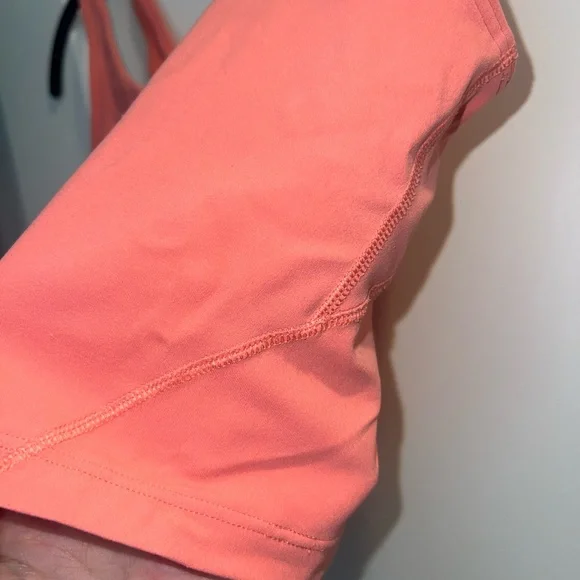 Coral V-Neck Women's Top - Picture 2 of 5